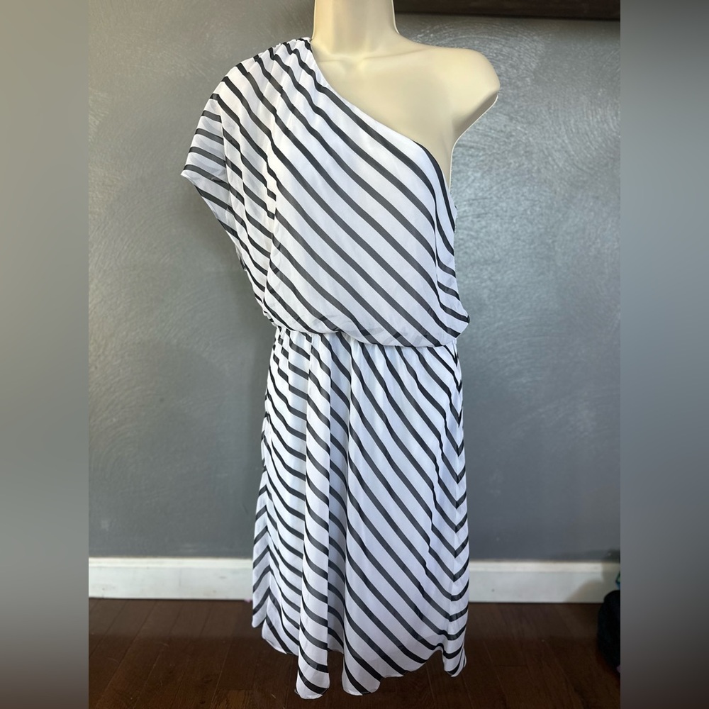 Express striped dress.